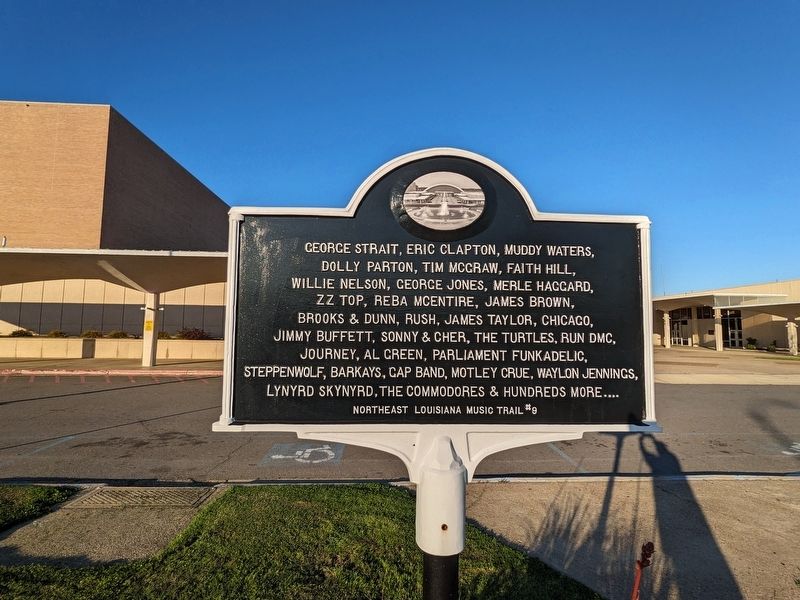 The Monroe Civic Center Arena Marker, Side Two image. Click for full size.