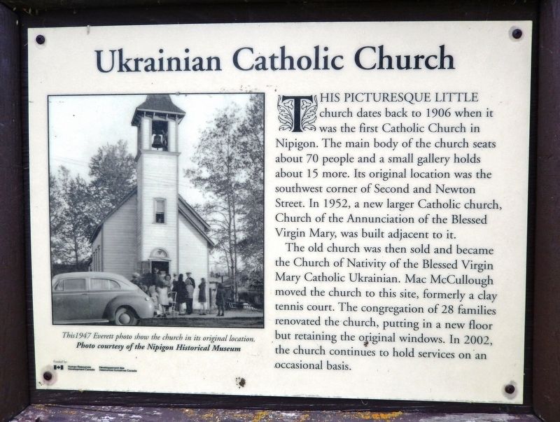 Ukrainian Catholic Church Marker image. Click for full size.