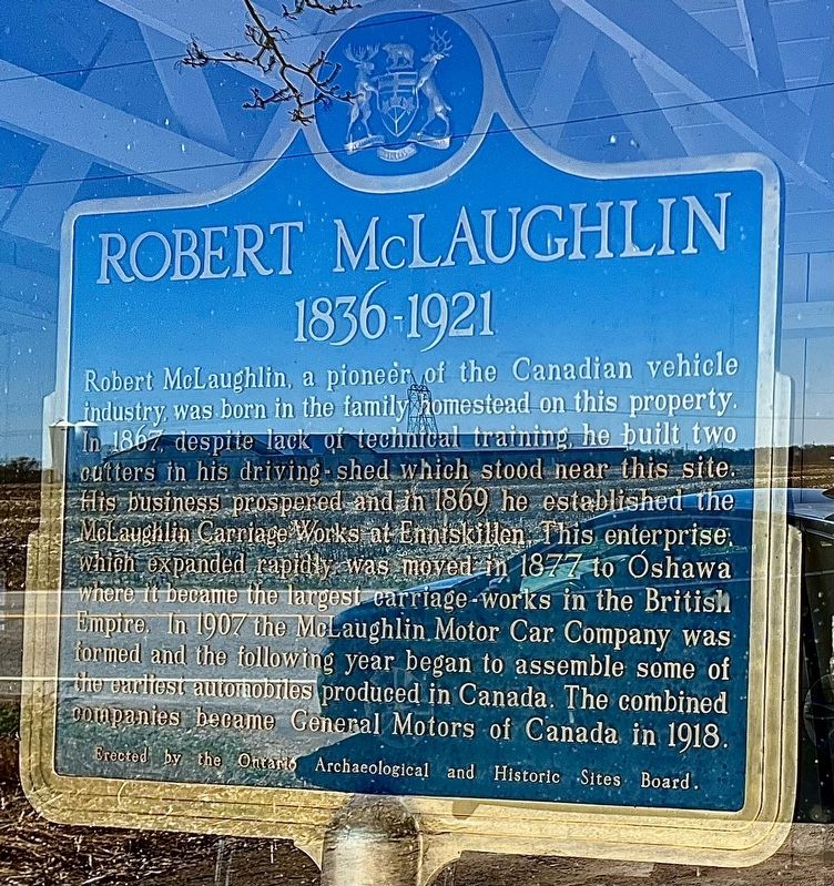 Robert McLaughlin Marker image. Click for full size.