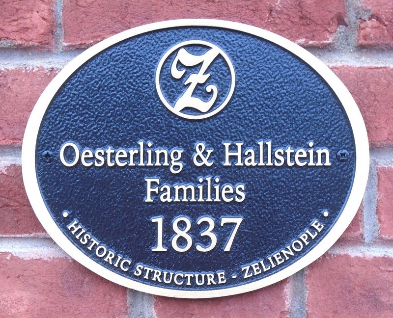 Oesterling & Hallstein Families Marker image. Click for full size.
