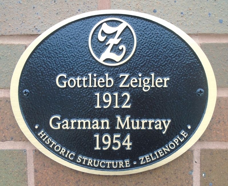 Gottlieb Zeigler  Garman Murray [Building] Marker image. Click for full size.
