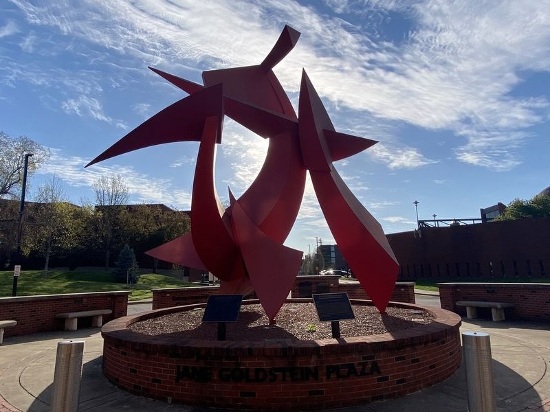 Jane Goldstein Plaza Marker image. Click for full size.