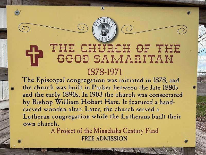 The Church of the Good Samaritan Marker. Click for full size. The Church of the Good Samaritan Marker image. Click for full size.