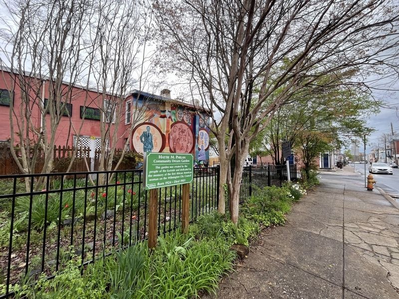 Hattie M. Phelan Community Dream Garden. Click for full size. Hattie M. Phelan Community Dream Garden image. Click for full size.