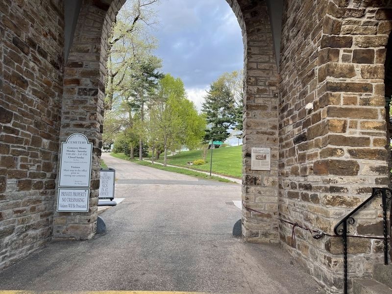 Green Mount Cemetery Marker. Click for full size. Green Mount Cemetery Marker image. Click for full size.