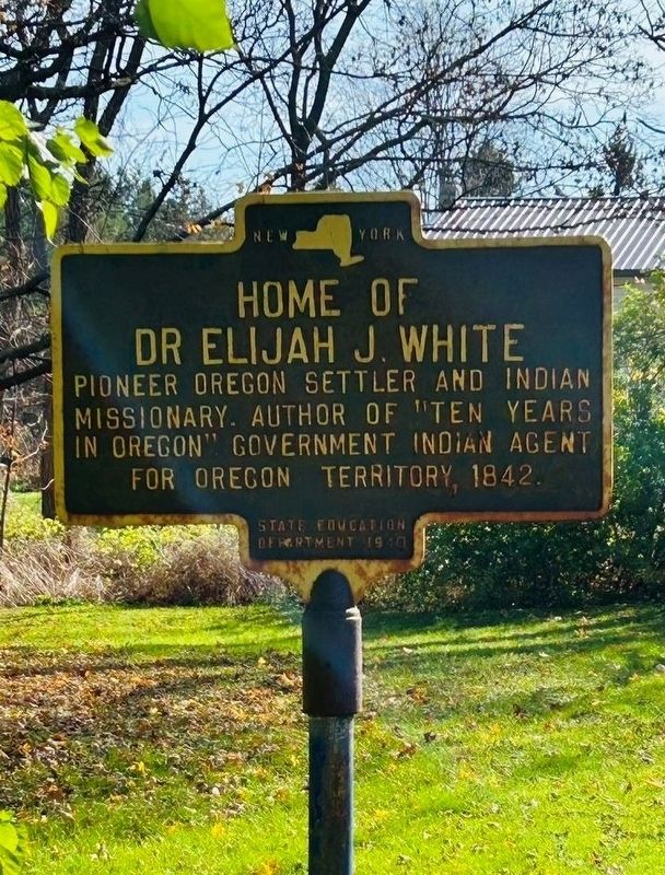Home of Dr. Elijah J. White Marker image. Click for full size.