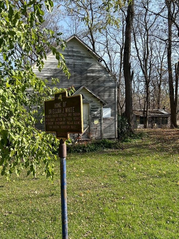 Home of Dr. Elijah J. White Marker image. Click for full size.