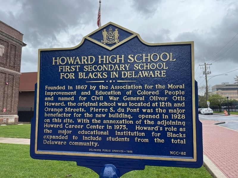 Howard High School Marker image. Click for full size.