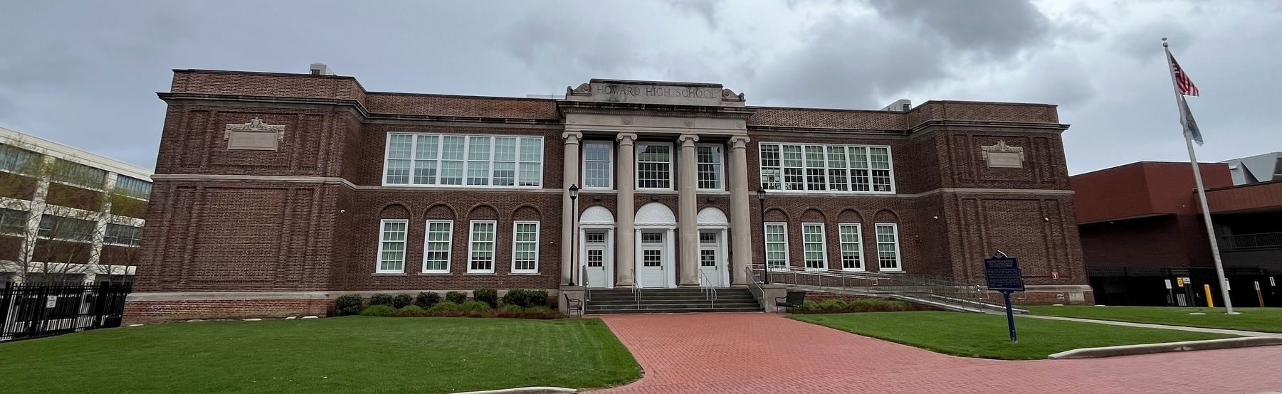Howard High School. Click for full size. Howard High School image. Click for full size.