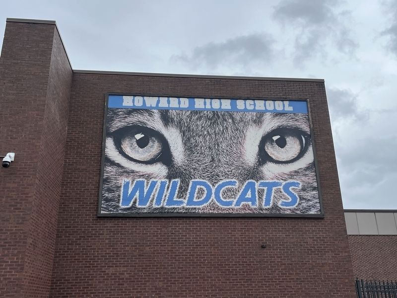 Howard High School Wildcats Mural image. Click for full size.