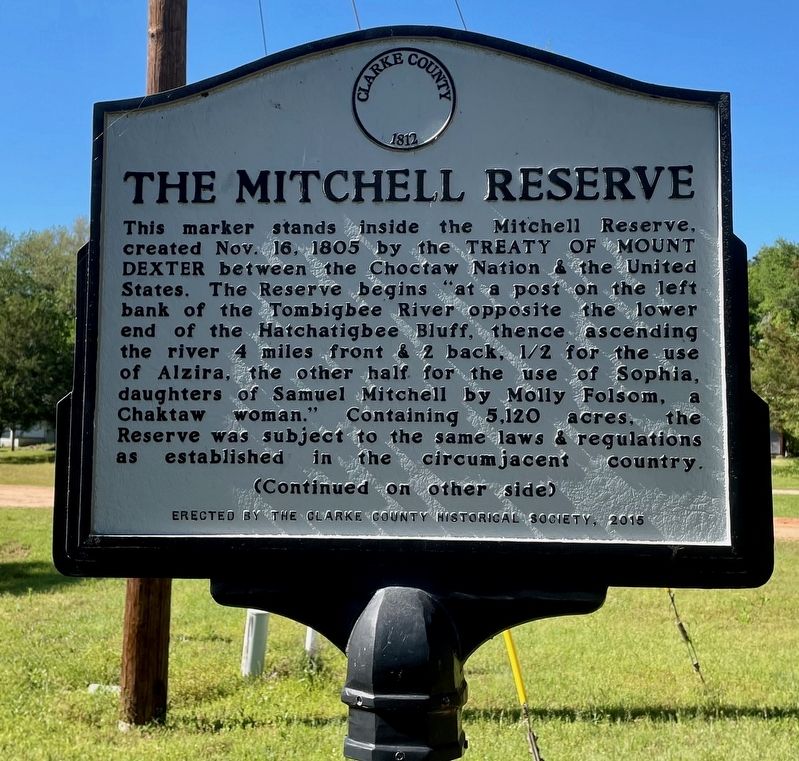The Mitchell Reserve Marker image. Click for full size.