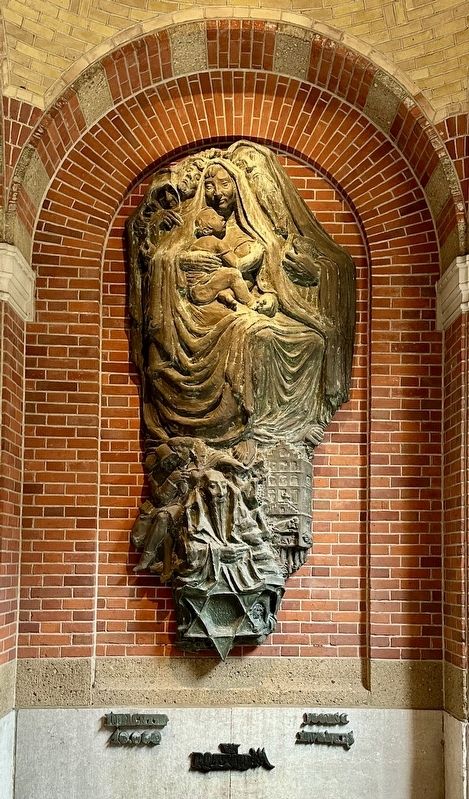 Jewish War Victims Memorial - artwork. Click for full size. Jewish War Victims Memorial - artwork image. Click for full size.