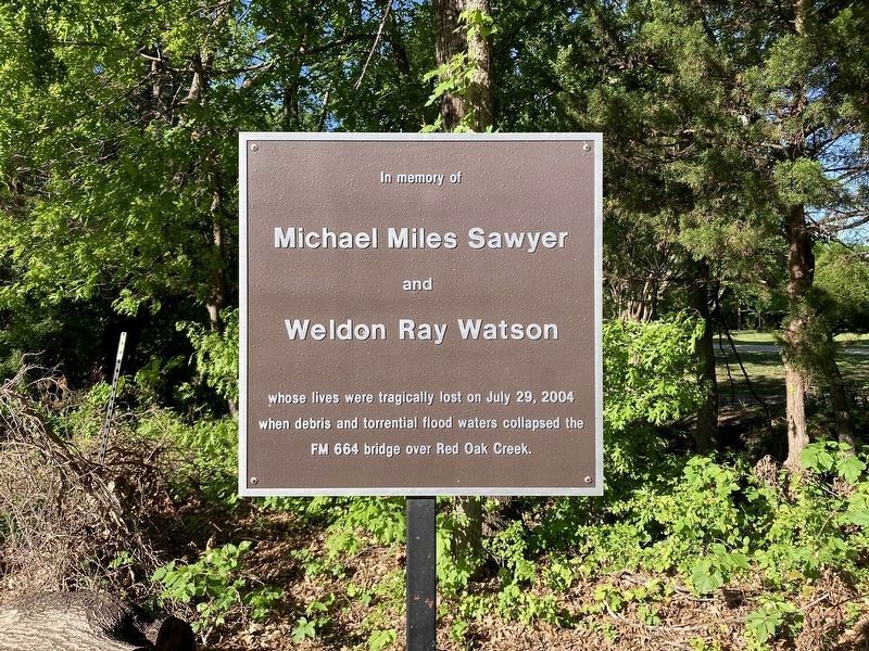 Nearby Tribute Marker. Click for full size. Nearby Tribute Marker image. Click for full size.