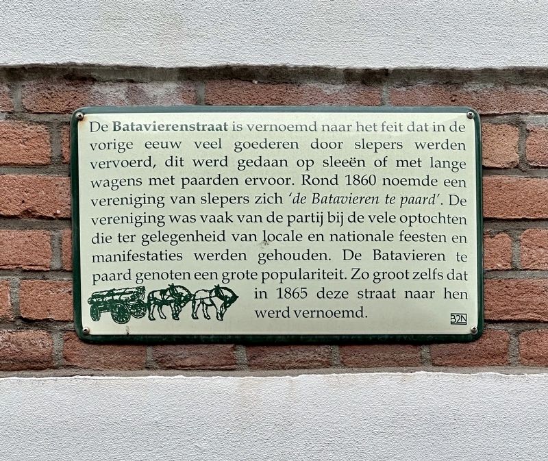 Batavierenstraat Marker. Click for full size. Batavierenstraat Marker image. Click for full size.