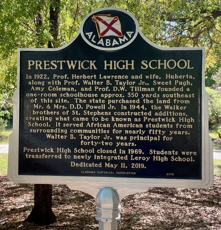 Prestwick High School Marker image. Click for full size.