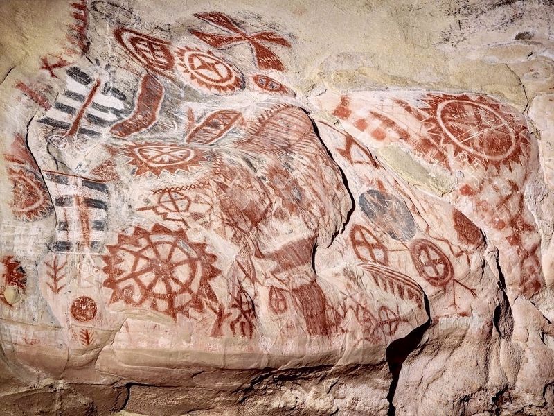 Chumash Painted Cave image. Click for full size.
