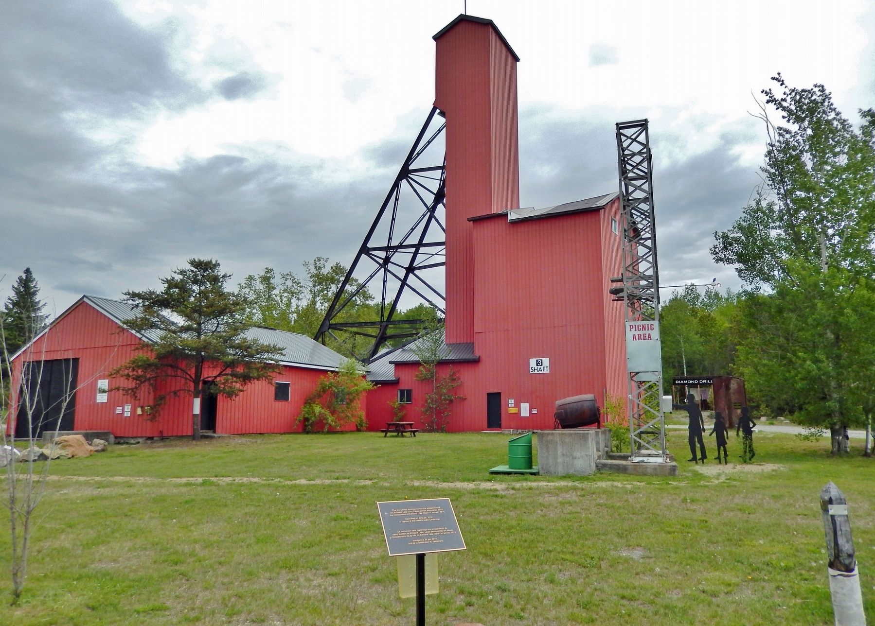 Kirkland Lake Centennial Monument. Click for full size. Kirkland Lake Centennial Monument image. Click for full size.