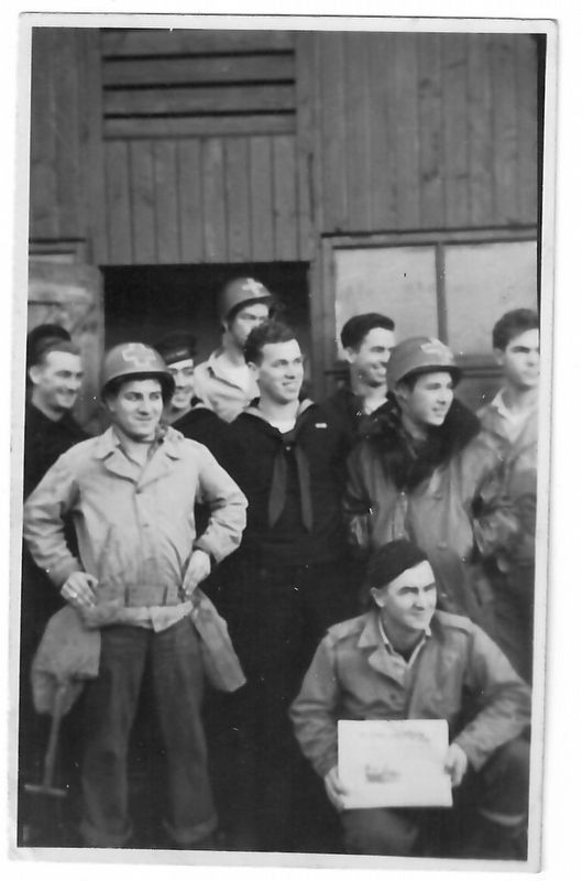 One of the Squads that was part of the Second Naval Beach Battalion. (one of two) image. Click for full size.
