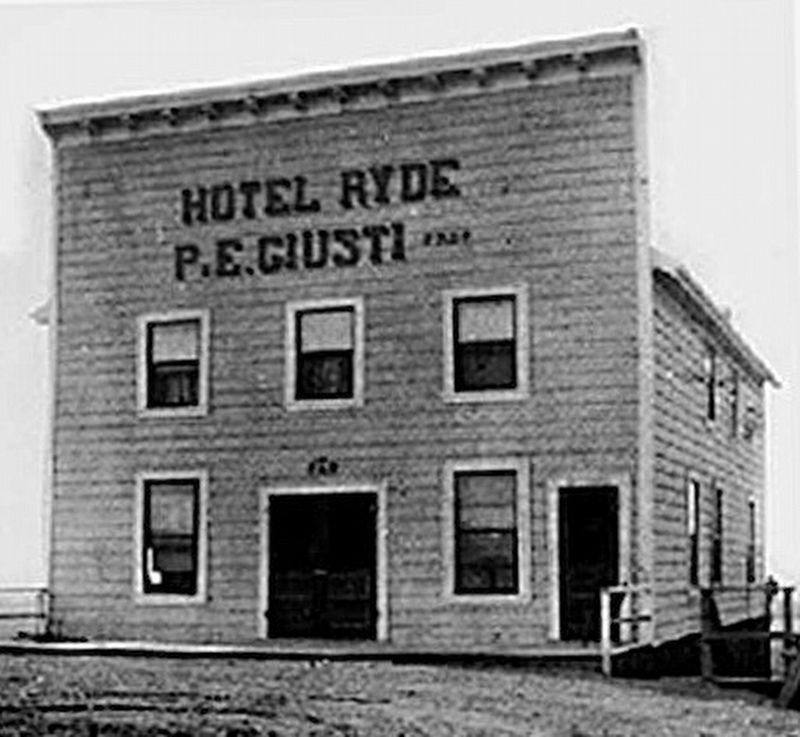 Original Ryde Hotel. Click for full size. Original Ryde Hotel image. Click for full size.