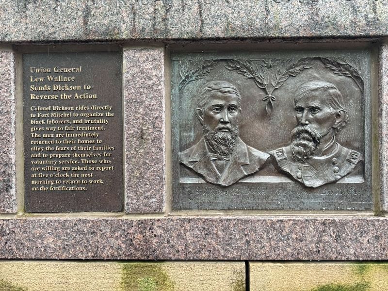 The Black Brigade of Cincinnati Marker. Click for full size. The Black Brigade of Cincinnati Marker image. Click for full size.
