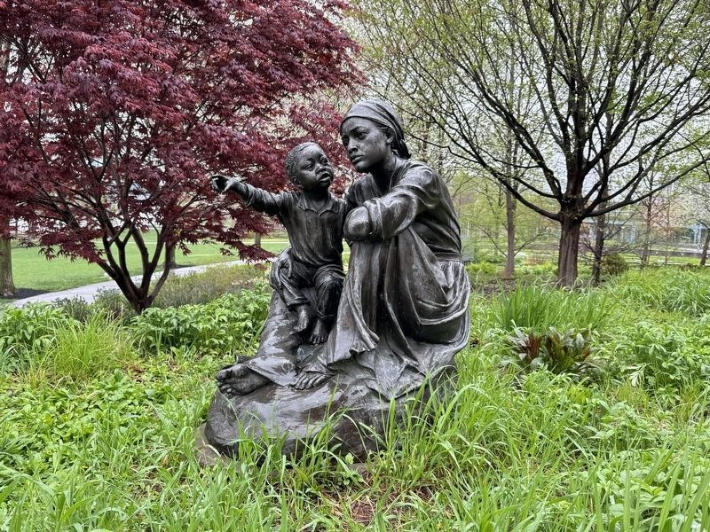 <i>Mothers and Children Anxiously Awaited Return of Their Loved Ones</i>. Click for full size. <i>Mothers and Children Anxiously Awaited Return of Their Loved Ones</i> image. Click for full size.