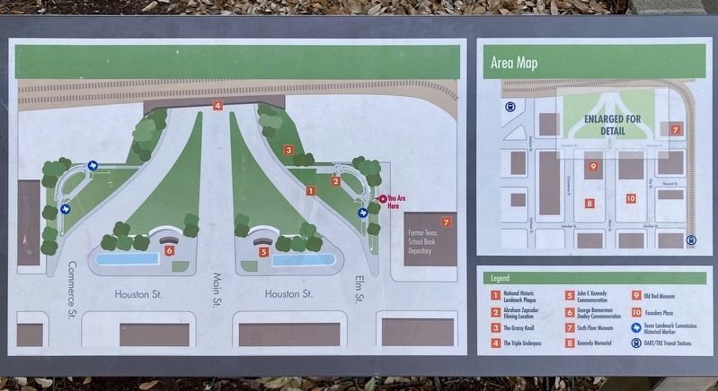 Welcome to Dealey Plaza Marker. Click for full size. Welcome to Dealey Plaza Marker image. Click for full size.