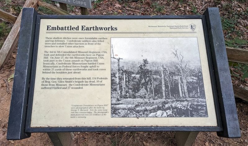 Embattled Earthworks Marker image. Click for full size.
