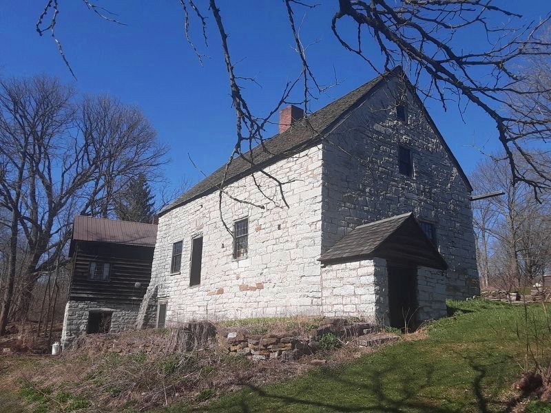 South side of Fort Klock. This was the original front of the stone house. image. Click for full size.