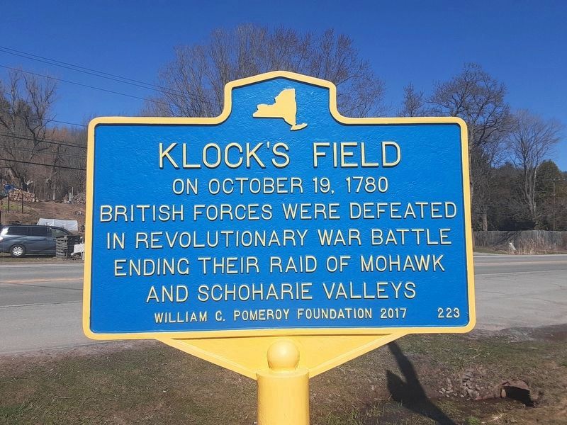 Klock’s Field Marker. Click for full size. Klock’s Field Marker image. Click for full size.