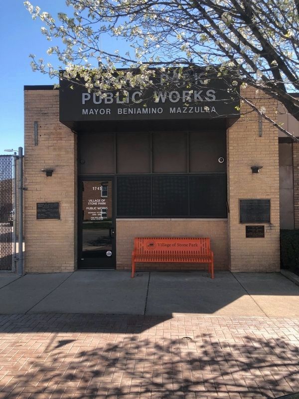 Stone Park Public Works. Click for full size. Stone Park Public Works image. Click for full size.