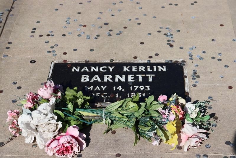 Nancy Kerlin Barnett gravestone image. Click for full size.