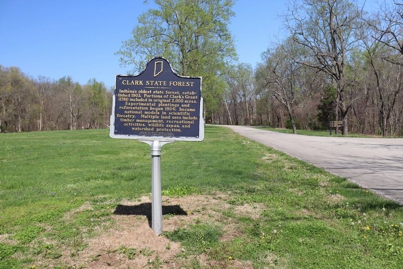 Clark State Forest Marker image. Click for full size.
