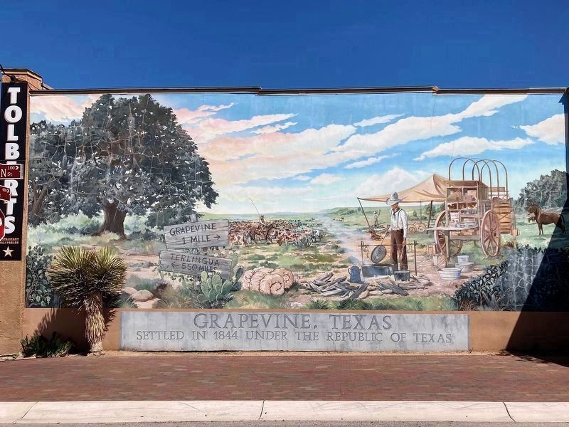 Grapevine Mural image. Click for full size.