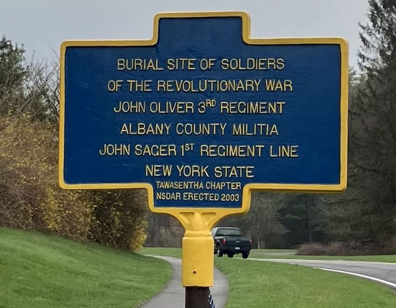 Burial Site of Soldiers of the Revolutionary War Marker image. Click for full size.