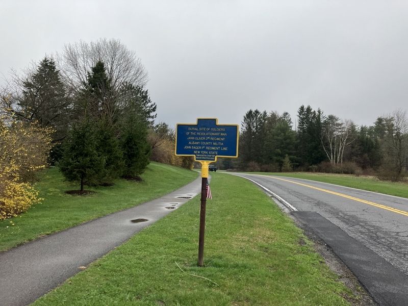 Burial Site of Soldiers of the Revolutionary War Marker. Click for full size. Burial Site of Soldiers of the Revolutionary War Marker image. Click for full size.