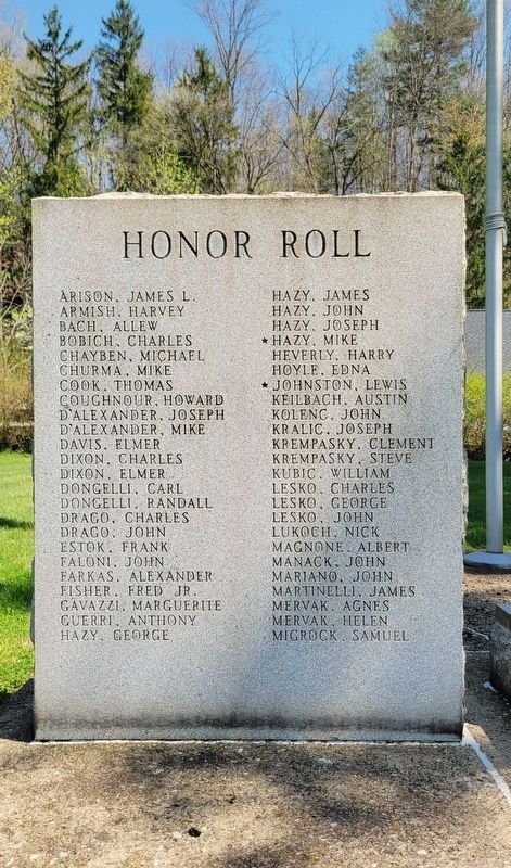 Mike Hazy Memorial Park Marker. Click for full size. Mike Hazy Memorial Park Marker image. Click for full size.