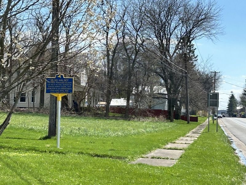 Silas Halsey Marker. Click for full size. Silas Halsey Marker image. Click for full size.