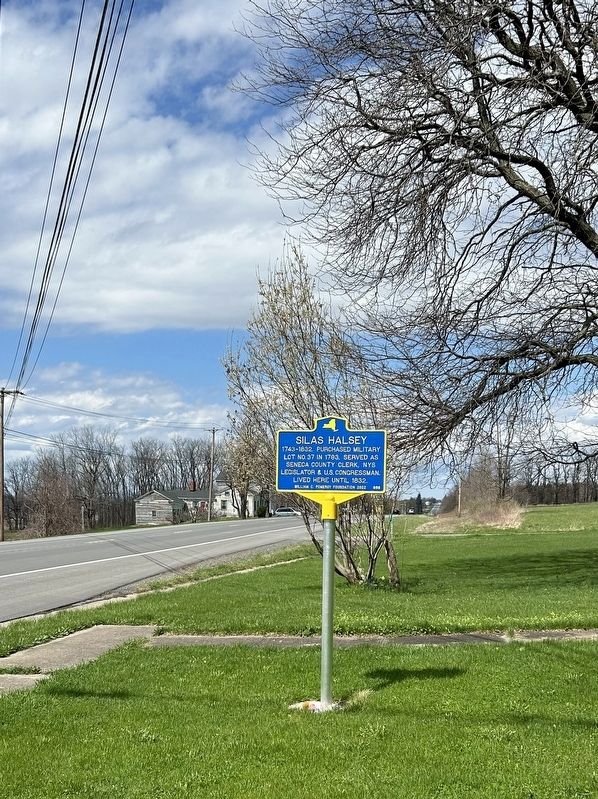 Silas Halsey Marker. Click for full size. Silas Halsey Marker image. Click for full size.