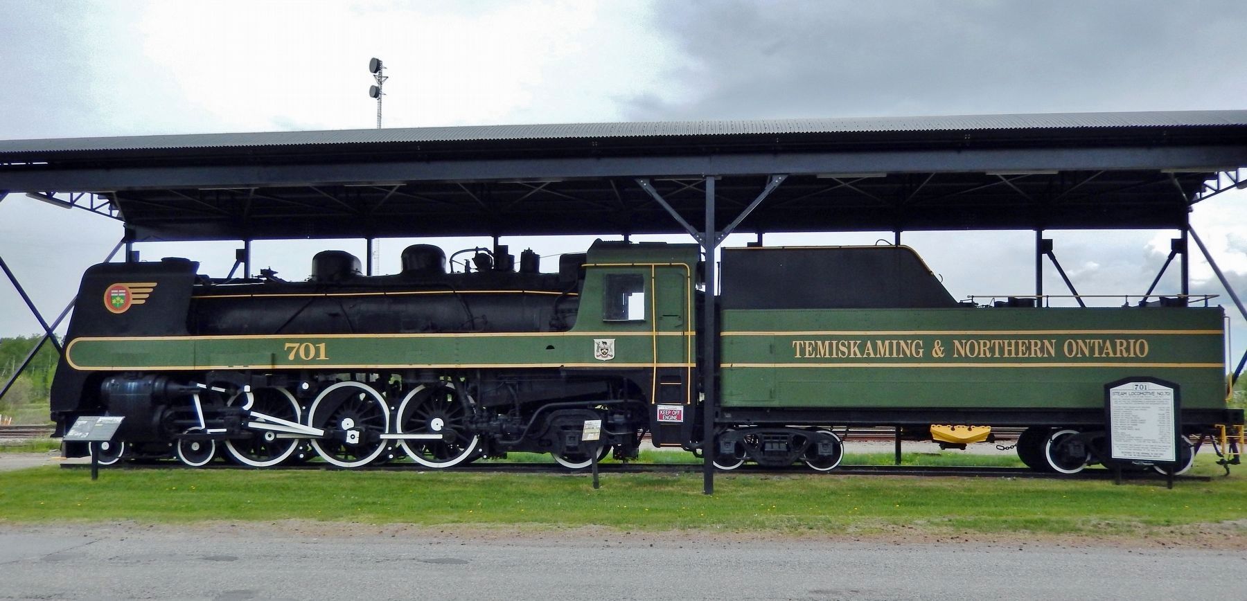 Temiskaming & Northern Ontario 701 image. Click for full size.