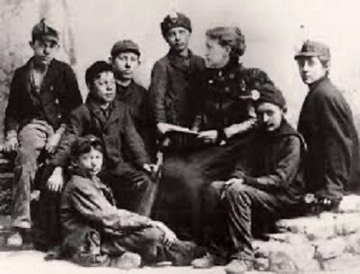 Ellen Webster Palmer and the Breaker Boys of Wyoming Valley image. Click for full size.