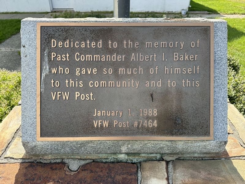 VFW Post 7464 Memorial - Upper Plaque. Click for full size. VFW Post 7464 Memorial - Upper Plaque image. Click for full size.