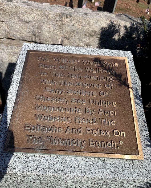 Walkway marker. Click for full size. Walkway marker image. Click for full size.