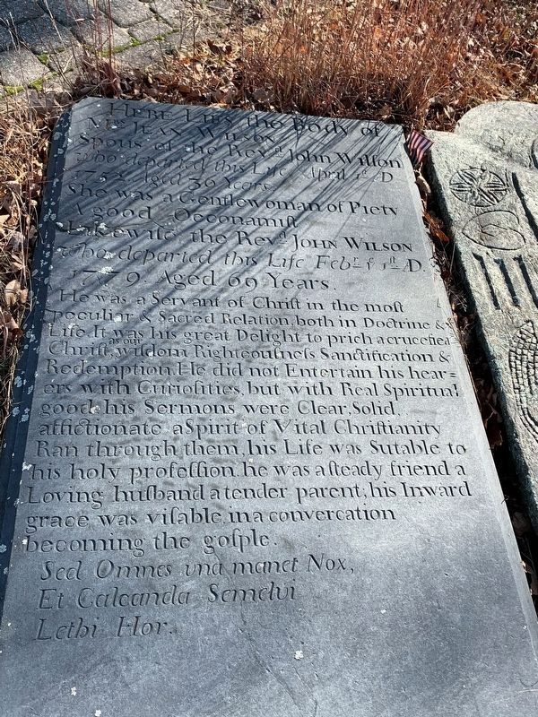John & Jean Wilson marker. Click for full size. John & Jean Wilson marker image. Click for full size.
