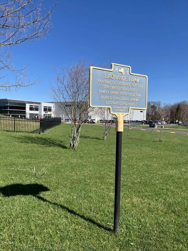 LaGrange Farm Marker image. Click for full size.