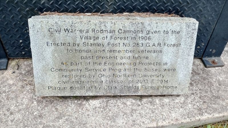 Civil War-era Rodman Cannons Marker. Click for full size. Civil War-era Rodman Cannons Marker image. Click for full size.