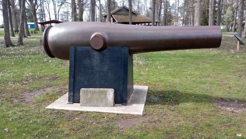 Civil War-era Rodman Cannons Marker. Click for full size. Civil War-era Rodman Cannons Marker image. Click for full size.