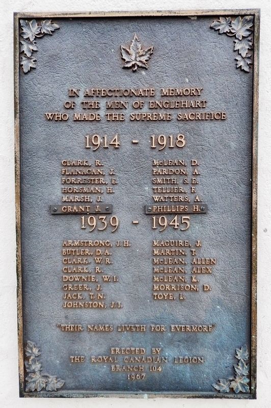 World War Memorial. Click for full size. World War Memorial image. Click for full size.