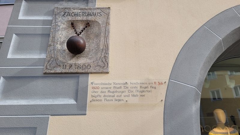 The cannon ball and Z�cherlhaus Marker image. Click for full size.