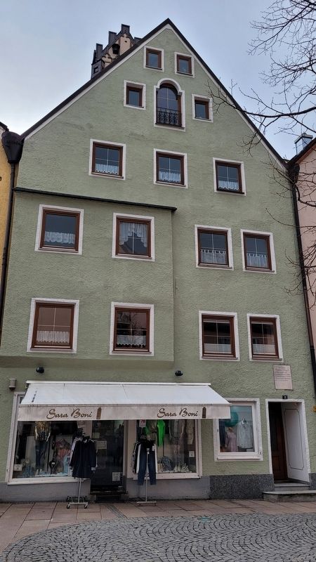 The view of the Sympert Niggel House and Marker from the street image. Click for full size.