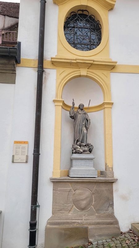 The St. Mang Statue and Marker. Click for full size. The St. Mang Statue and Marker image. Click for full size.